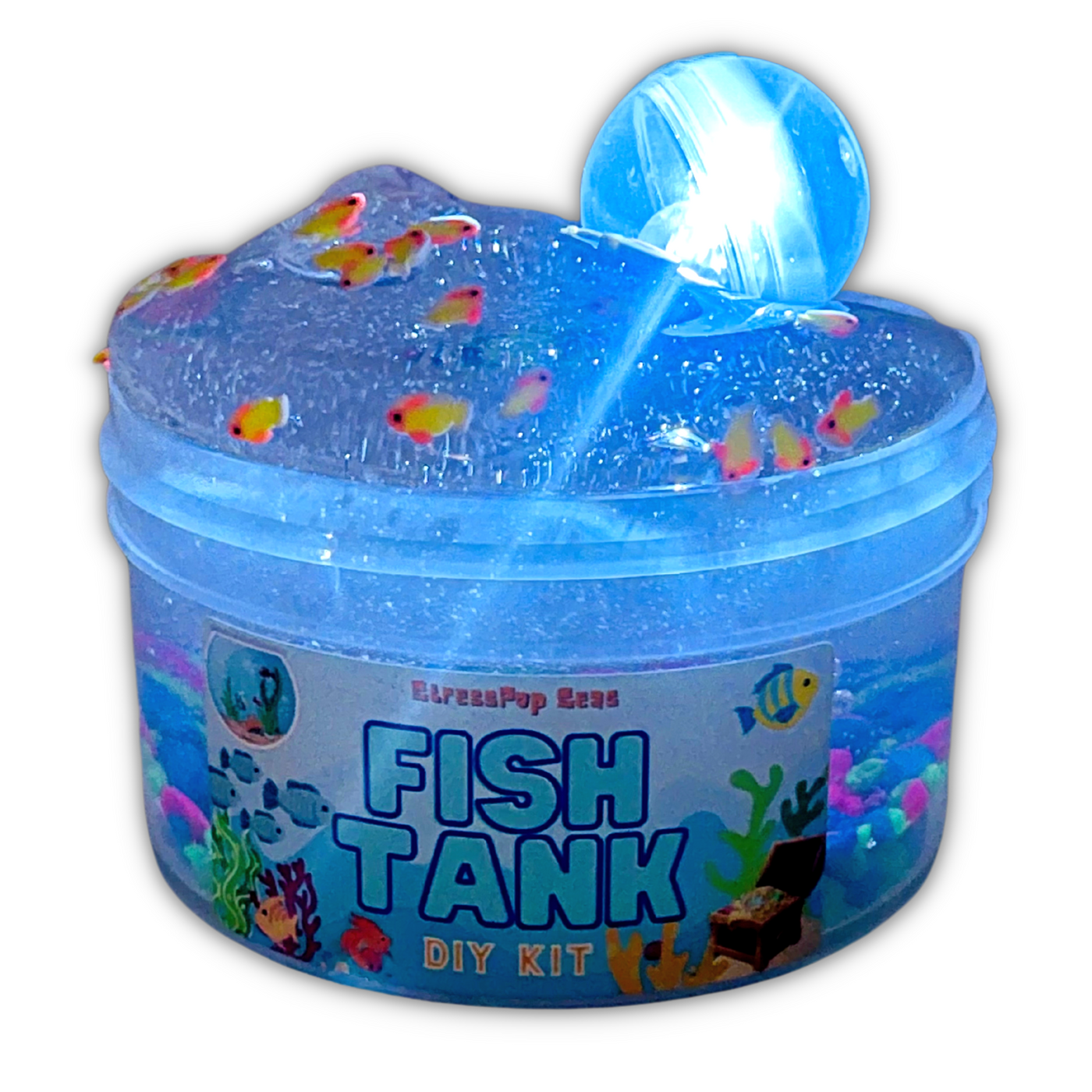 FISH TANK Light Up Clear Slime