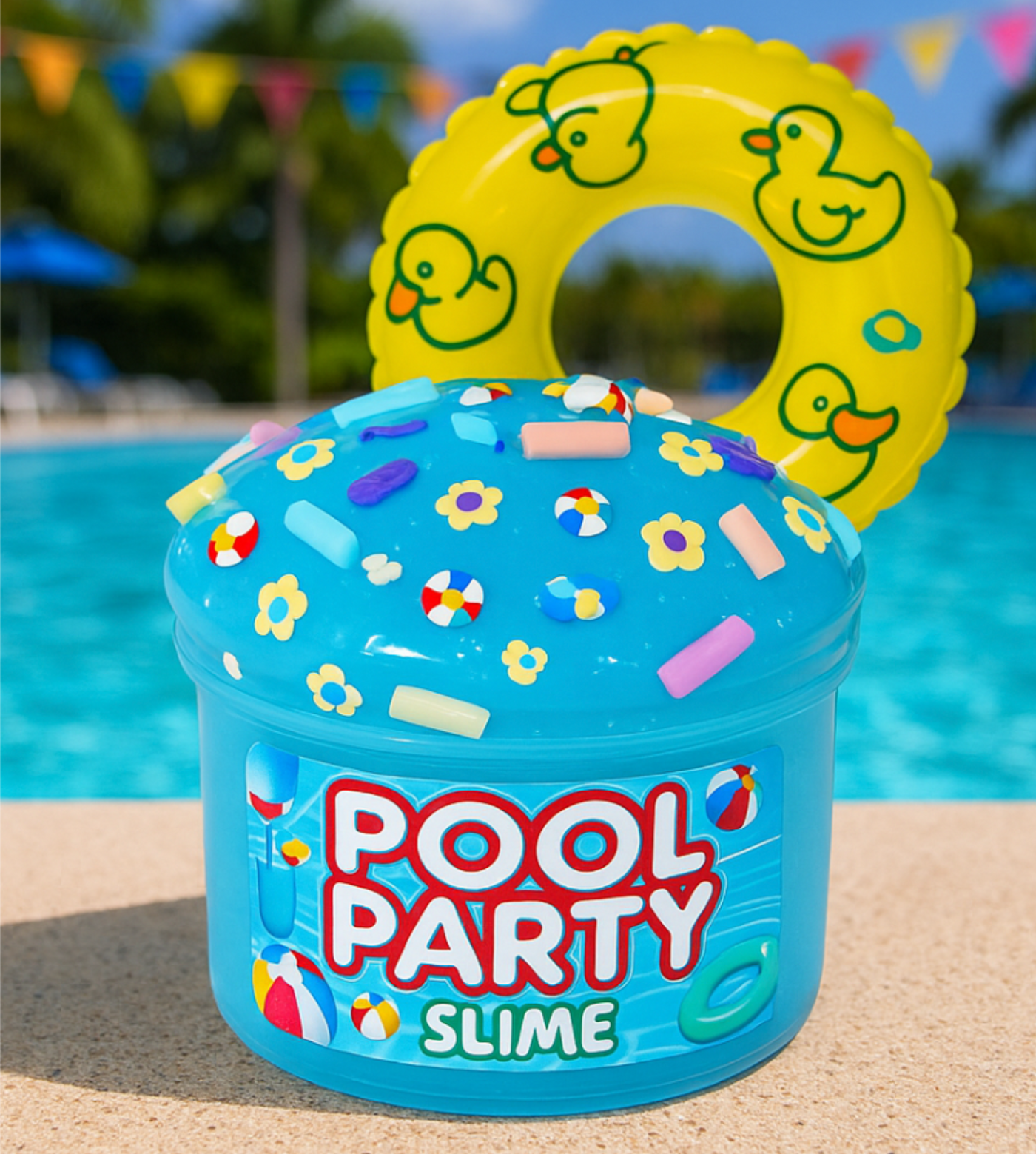 POOL PARTY Jelly Slime w/ Mini Float