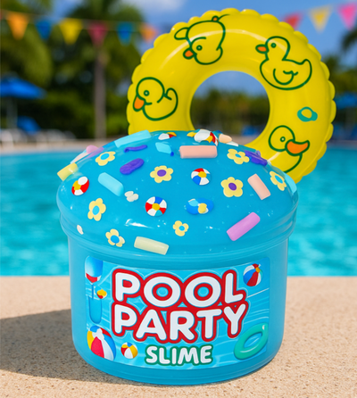 POOL PARTY Jelly Slime w/ Mini Float