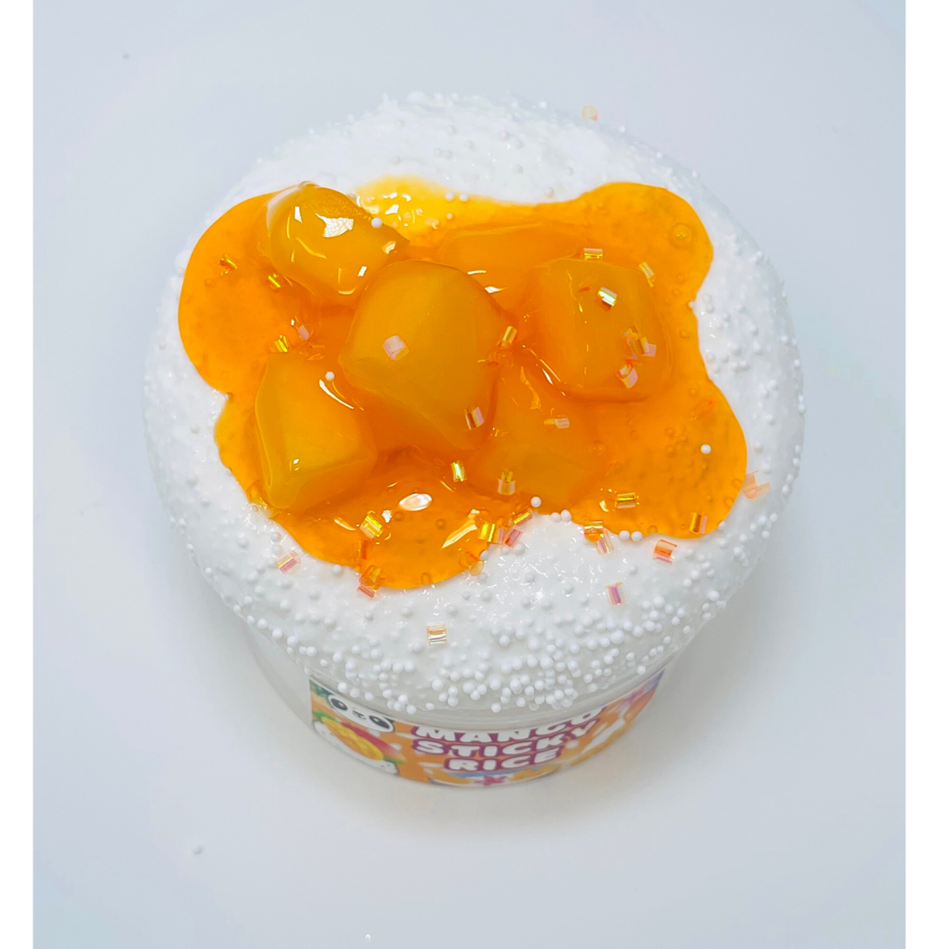 Mango Sticky Rice Slime – Stress Pop Slime