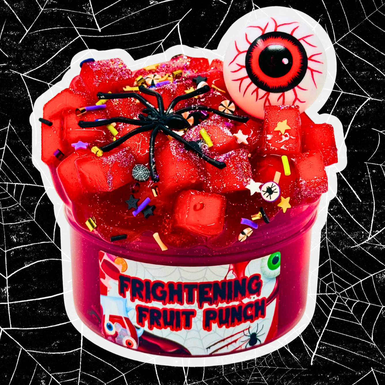 Frightening Fruit Punch Jelly Cube Slime