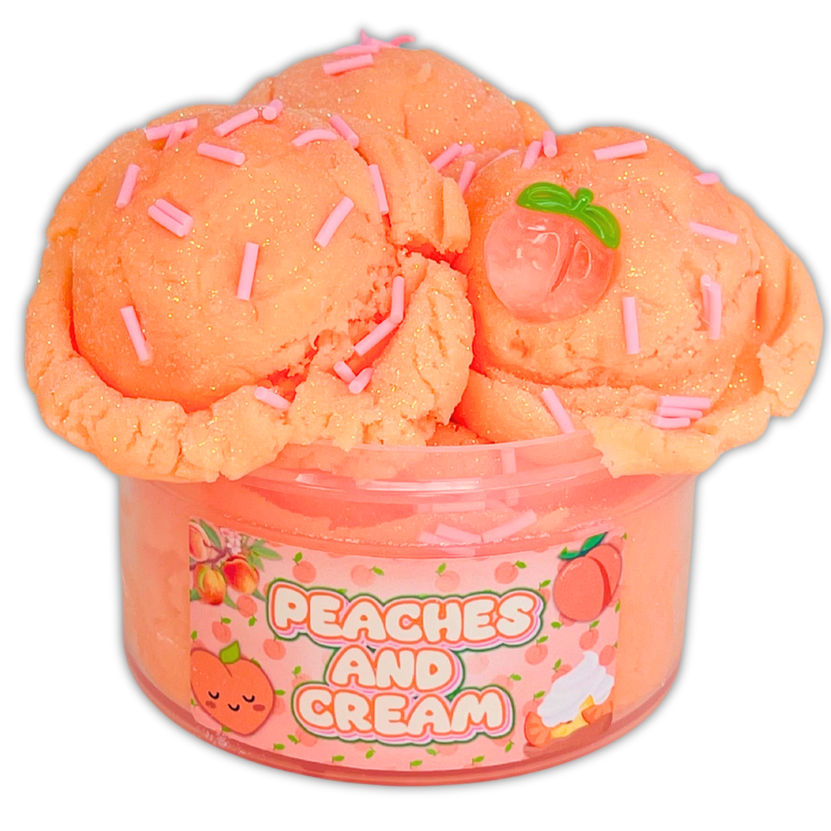 Peaches and Cream Cloud Slime