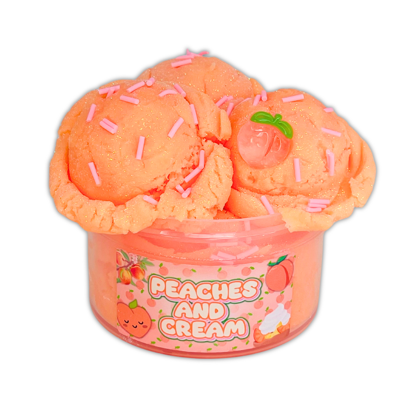 Peaches and Cream Cloud Slime