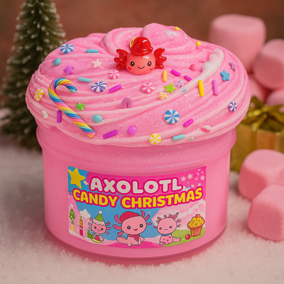 Axolotl Candy Christmas Slime
