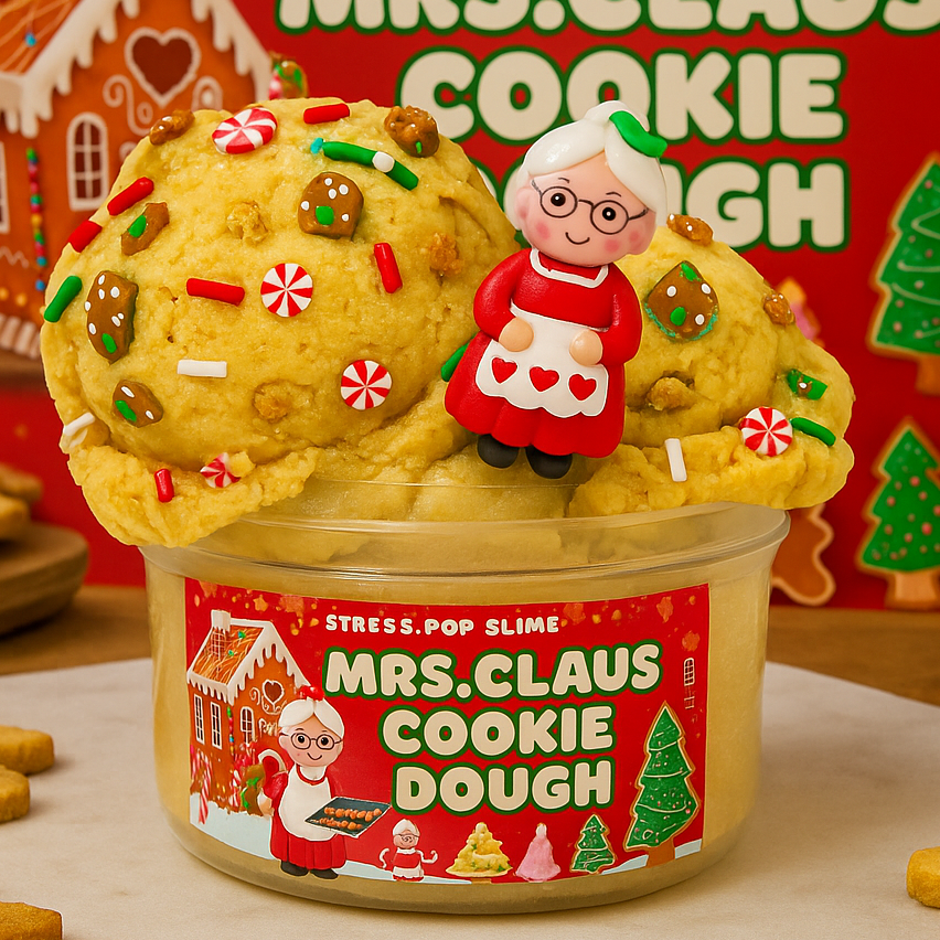 "Mrs.Claus Cookie Dough" SANTA COOKIE SLIME