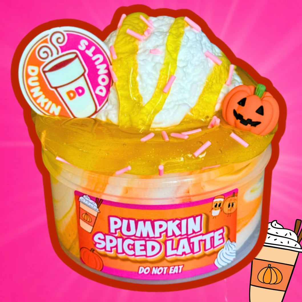 Pumpkin Spice Latte Slime DIY Clay Kit