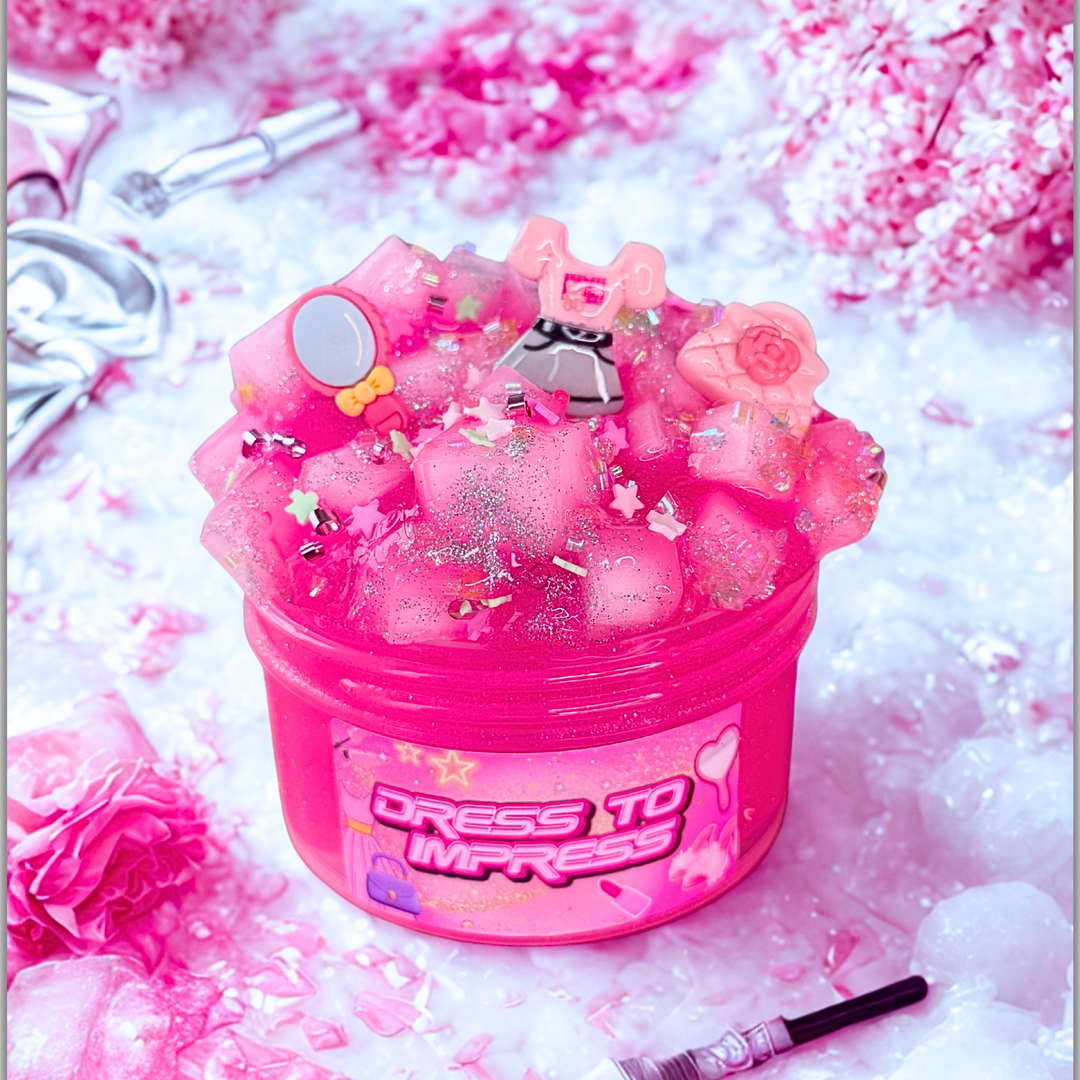DRESS TO IMPRESS JELLY CUBE SLIME – Stress Pop Slime