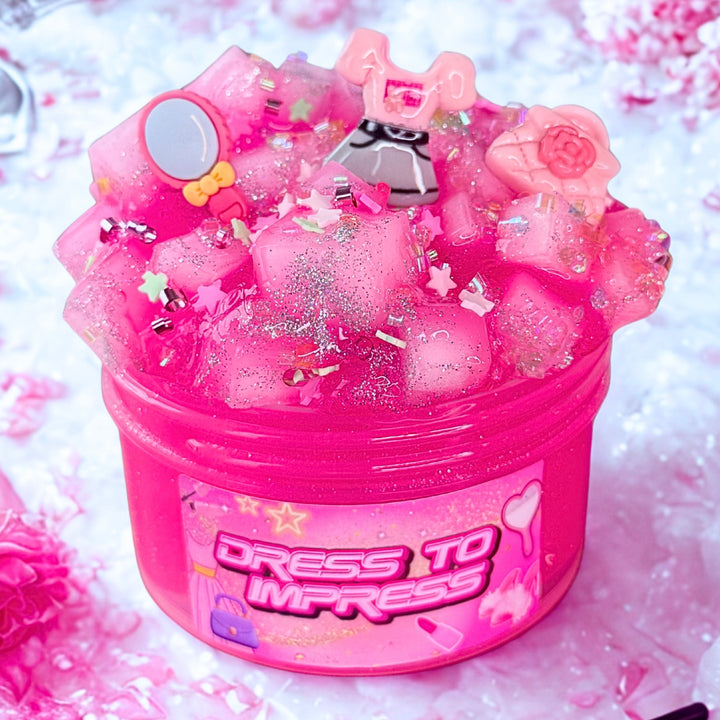 DRESS TO IMPRESS JELLY CUBE SLIME – Stress Pop Slime