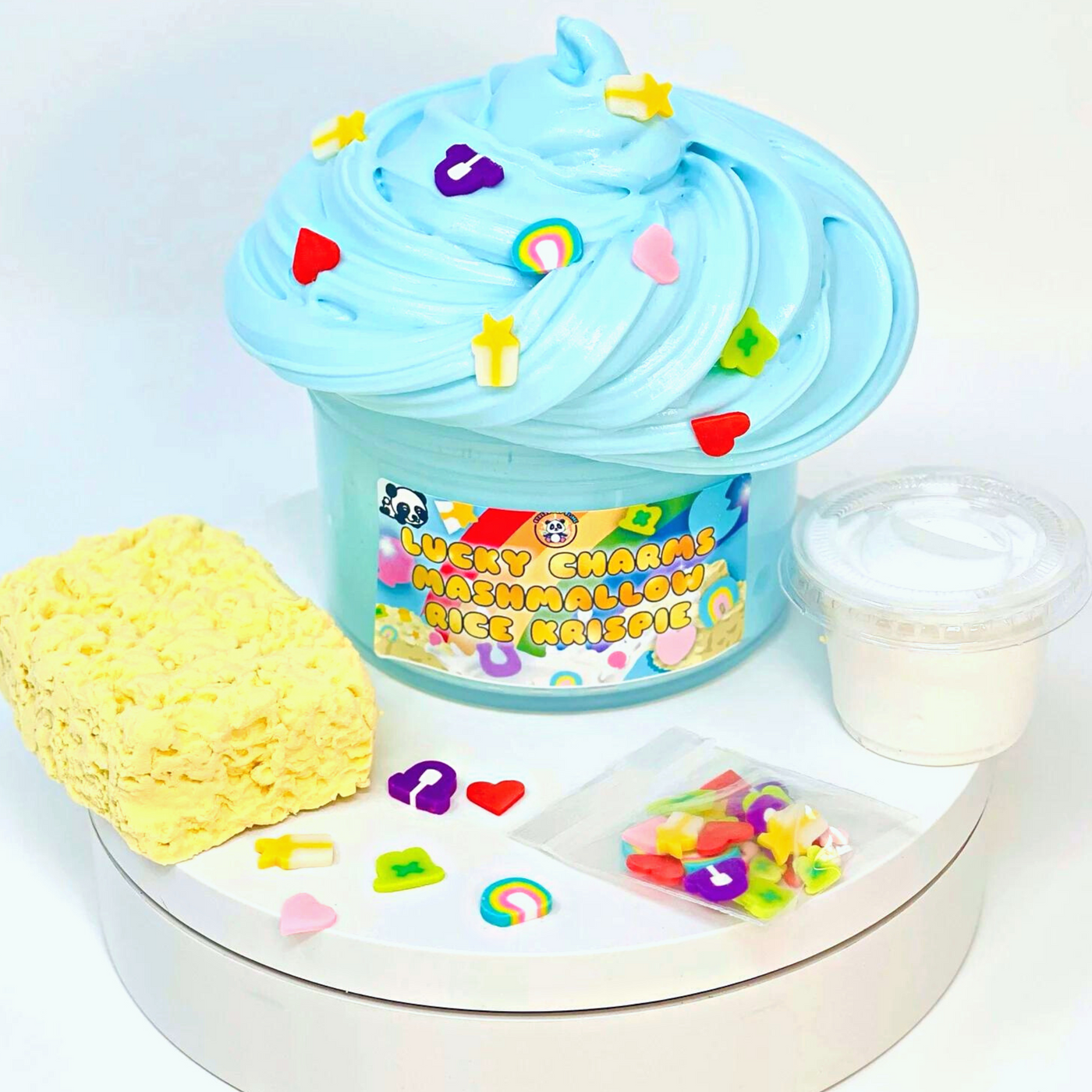 Lucky Charms Marshmallow Rice Krispie Scented Slime DIY Clay Kit